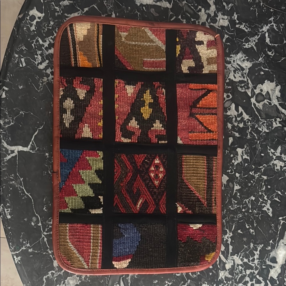 Multicolor Patchwork Home Accent Decor